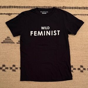 Wildfang Black Feminist Statement Tee